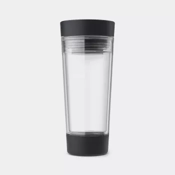 BRABANTIA Make & Take vaso de té de viaje, 0,36 L, gris oscuro