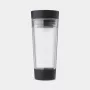 BRABANTIA Make & Take vaso de té de viaje, 0,36 L, gris oscuro