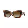 Burberry BE4344-3316T5 gafas de sol mujer Cat-Eye, montura Havana, lentes marrón degradado, 51/20/140 mm