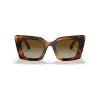 Burberry BE4344-3316T5 gafas de sol mujer Cat-Eye, montura Havana, lentes marrón degradado, 51/20/140 mm