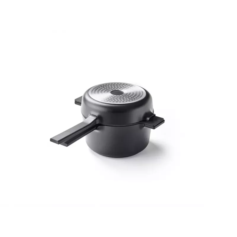 Brabantia All-in-One Juego de ollas y sartenes, negro