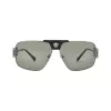 Versace VE2251-1001-2 gafas de sol hombre Pilot Aviator montura negra lentes grises 63mm