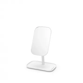 Espejo de pared con estante BRABANTIA ReNew, blanco
