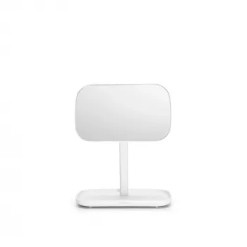 Espejo de pared con estante BRABANTIA ReNew, blanco