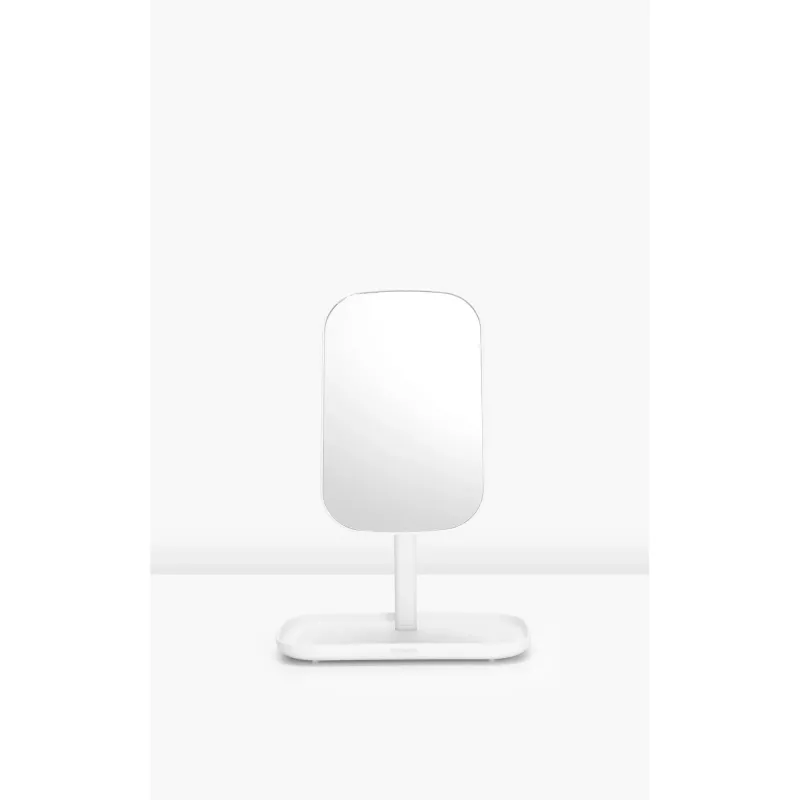 Espejo de pared con estante BRABANTIA ReNew, blanco
