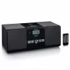 Microcadena Lenco MC-030BK con Bluetooth, CD, radio FM, USB, AUX, negra