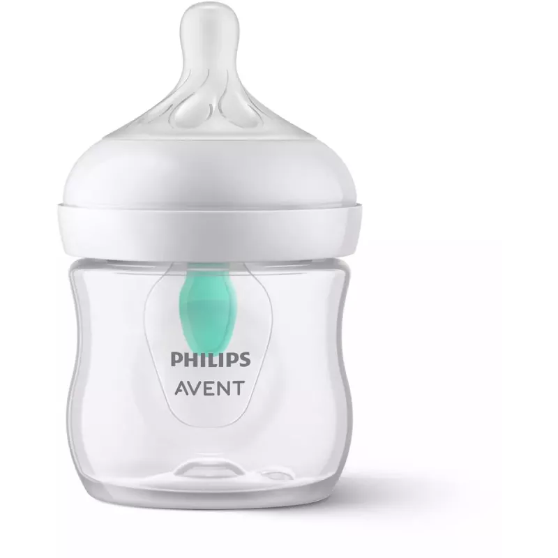 Biberón anticólicos Philips Avent Natural Response con válvula AirFree, 125 ml, tetina flujo 1 recién nacido, 0m+