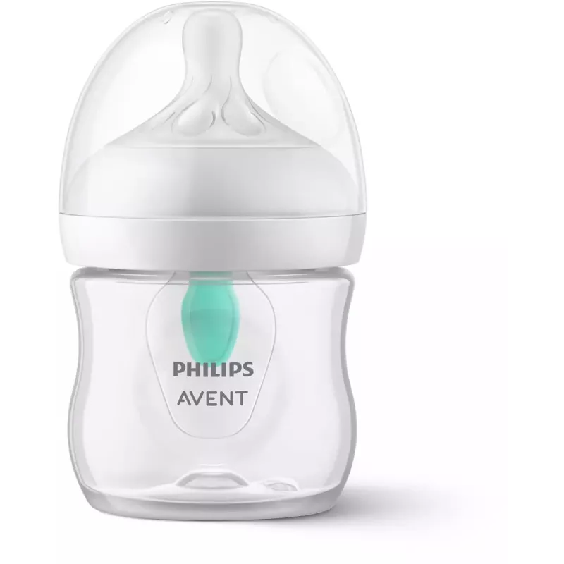 Biberón anticólicos Philips Avent Natural Response con válvula AirFree, 125 ml, tetina flujo 1 recién nacido, 0m+