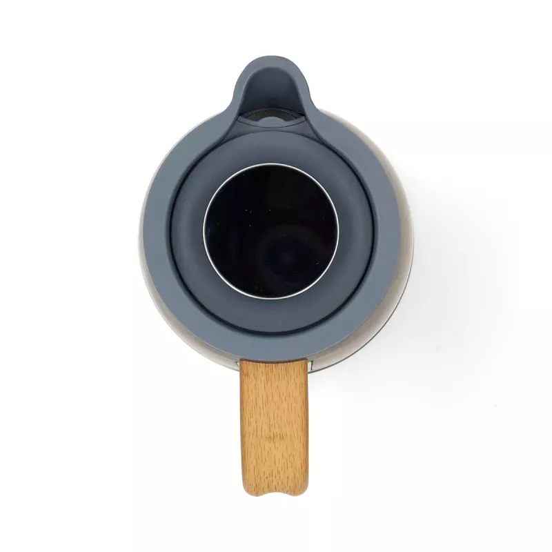 Hervidor eléctrico Gastronoma 18130006, 1,7 L, 2200 W, acero inoxidable, negro, inalámbrico, base 360°