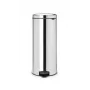 Cubo de basura con pedal Brabantia NewIcon 30L Brilliant Steel