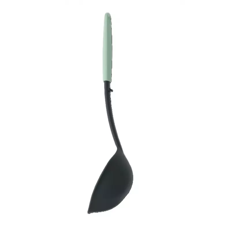 Cucharón de sopa Brabantia Tasty+ con raspador integrado, verde jade