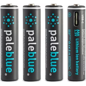Pila AAA de litio recargable por USB-C Pale Blue PB-AAA-C