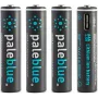 Pila AAA de litio recargable por USB-C Pale Blue PB-AAA-C