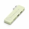 Satechi USB-C Snap Hub – Adaptador multipuerto con HDMI 4K, USB de 5Gbps, lector de tarjetas, PD 45W (Citrus)