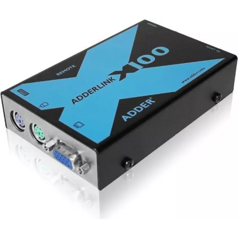 Extensor KVM VGA USB Adder Adderlink X100 sobre CAT hasta 100 metros (X100-USB/P-IEC)
