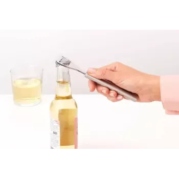 Abridor de botellas Brabantia Profile, acero mate