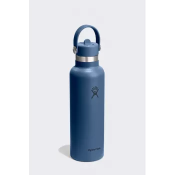 Hydro Flask 21 Oz Standard Flex Straw Cap Botella - Harbor Blue