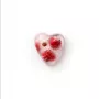 LEKUE Molde de hielo con forma de corazón con tapa, rojo, 18 cavidades, silicona platino