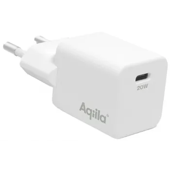 Aqiila Chargebird W1 20W Cargador de pared USB-C blanco AQWCW1PBI20W898