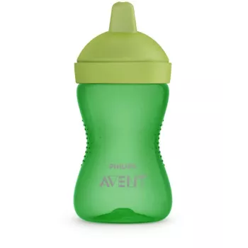 Philips AVENT Vaso de aprendizaje My Grippy con boquilla dura 300 ml, 18M+, verde