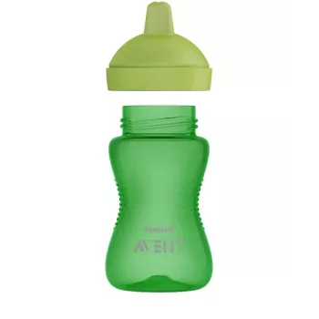 Philips AVENT Vaso de aprendizaje My Grippy con boquilla dura 300 ml, 18M+, verde