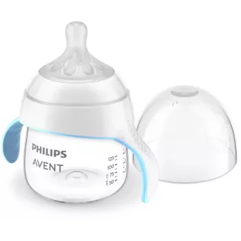 Philips Avent Vaso de aprendizaje Natural Response 150 ml, tetina de flujo medio, 6m+