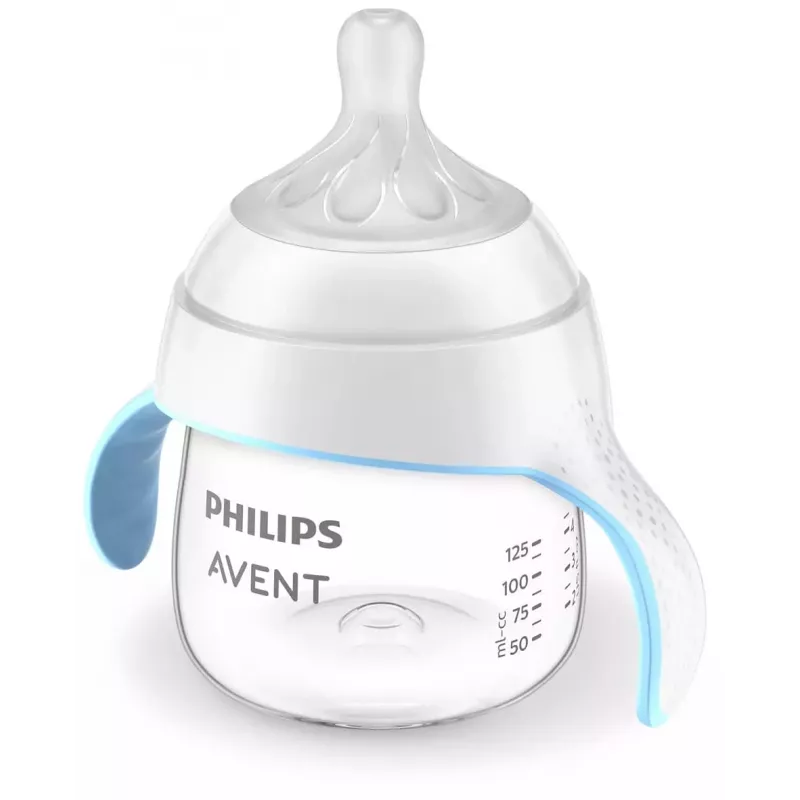 Philips Avent Vaso de aprendizaje Natural Response 150 ml, tetina de flujo medio, 6m+
