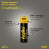 AQIILA Pilas AA de litio recargables por USB-C, 1,2V, pack de 4 (AQ200AA367C4)