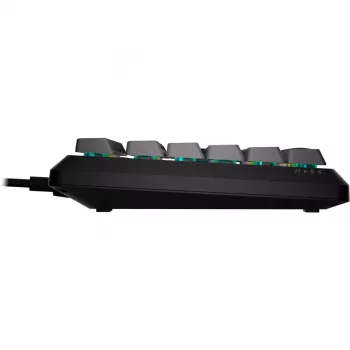 CORSAIR K55 Core Teclado gaming de membrana RGB, RGB dinámico de 3 zonas, 6 teclas de macro, reposamuñecas extraíble, USB alámbrico, Negro/Gris