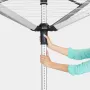 Brabantia Tendedero giratorio Lift-O-Matic 50 m, Metallic Grey