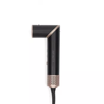 Melissa Moldeador de pelo multiusos 7 en 1, con recubrimiento cerámico, 180°C, Negro/Plata