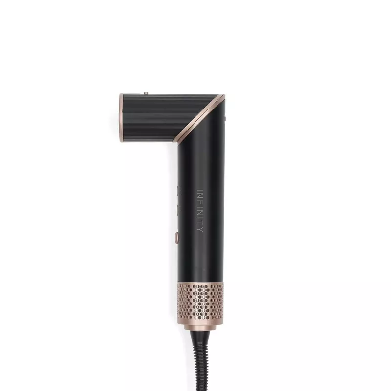 Melissa Moldeador de pelo multiusos 7 en 1, con recubrimiento cerámico, 180°C, Negro/Plata
