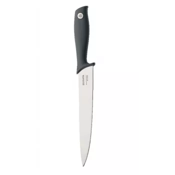 Brabantia Tasty+ Cuchillo de trinchar, gris oscuro
