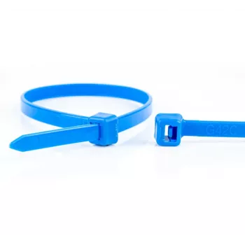 WKK Bridas azules 100 x 2,5 mm, 100 uds., poliamida 6.6 11032671