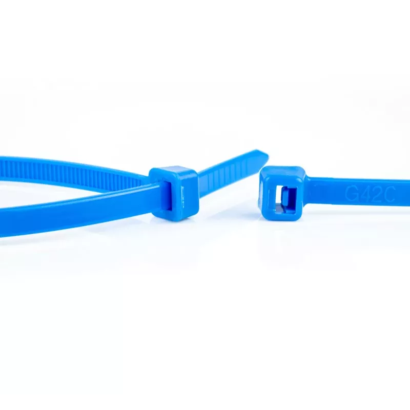 WKK Bridas azules 100 x 2,5 mm, 100 uds., poliamida 6.6 11032671