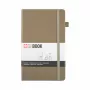 Sakura Cuaderno A5 rayado, tapa dura gris oscuro, 160 páginas 94147003