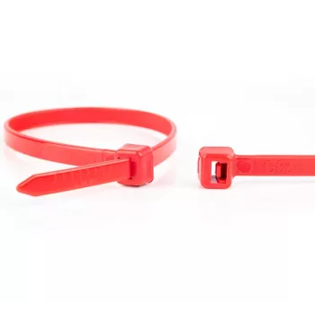 WKK Bridas rojas 200 x 4,8 mm, pack de 100 110126271