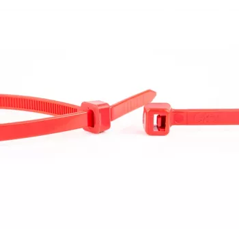 WKK Bridas rojas 200 x 4,8 mm, pack de 100 110126271