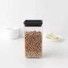 Brabantia Make & Take Recipiente rectangular para alimentos 1,6 L Gris oscuro