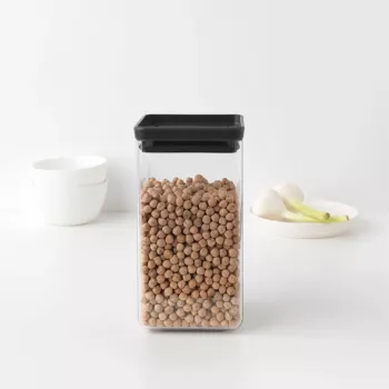Brabantia Make & Take Recipiente rectangular para alimentos 1,6 L Gris oscuro