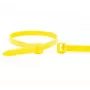 WKK Bridas de nailon amarillas 100 x 2,5 mm, pack de 100 11032471