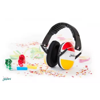 Jippie's Orejeras de protección auditiva para niños, Festival Pink