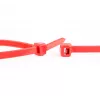 WKK bridas de nailon rojas 300 x 3,6 mm, pack de 100 110194271