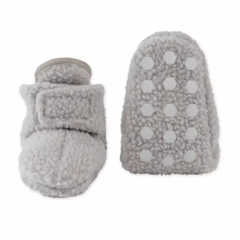 Lodger Slipper zapatillas de casa de bebé Teddy, Storm, 6-12 meses, antideslizante