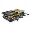 Tristar RA-2747 raclette con recubrimiento antiadherente, luz de control, función grill, negro, piedra