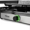 Tristar RA-2747 raclette con recubrimiento antiadherente, luz de control, función grill, negro, piedra