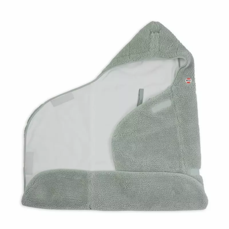 Lodger WPT 109 Wrapper manta de arrullo de bebé Teddy Silk Touch, crema