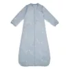 Lodger Hopper Matcha Turtle saco de dormir de bebé con mangas desmontables, Blue Fogg, 68/80