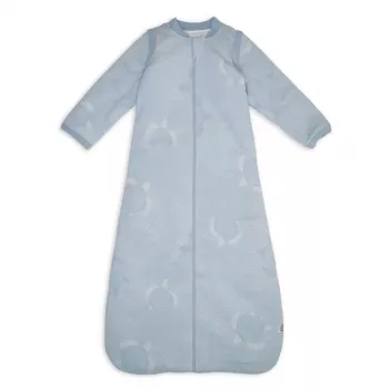 Lodger Hopper Matcha Turtle saco de dormir de bebé con mangas desmontables, Blue Fogg, 68/80