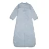 Lodger Hopper Matcha Turtle saco de dormir de bebé con mangas desmontables, Blue Fogg, 68/80